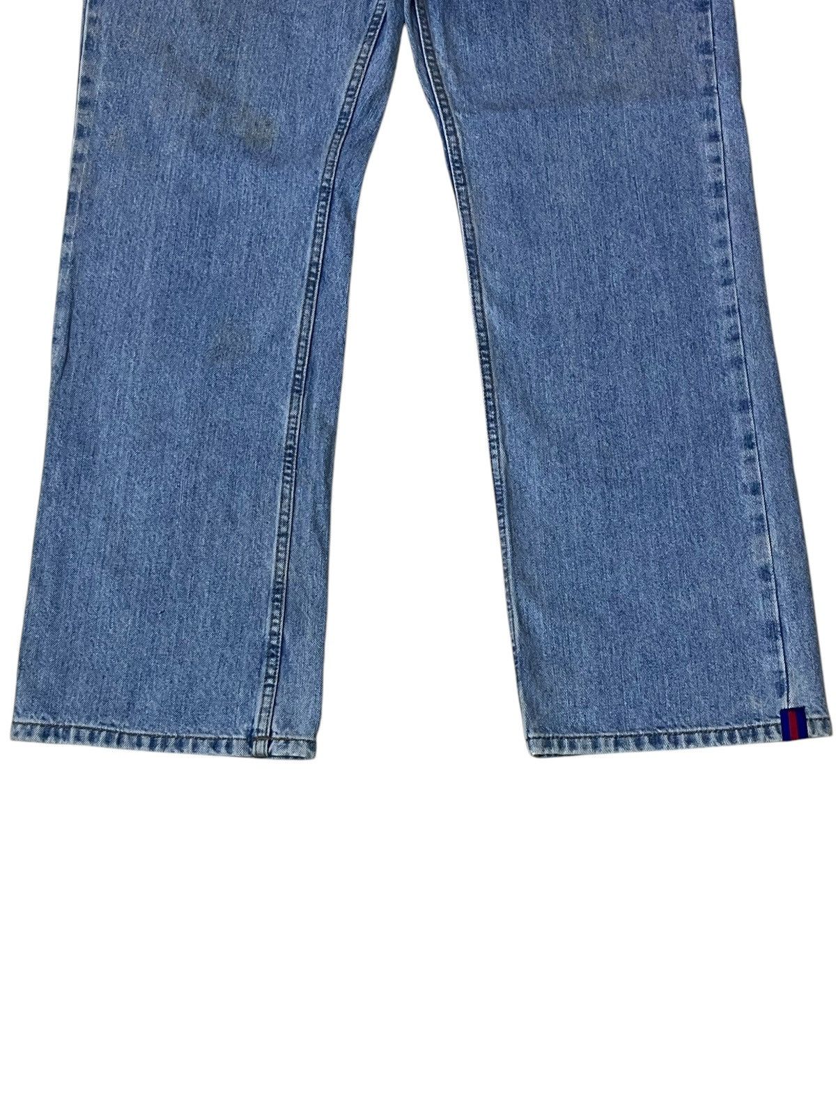 NFL GRAIL🔥NFL NEW YORK GIANTS TEAM TAILGATER RELAXED JEANS Size US 35 - 3 Thumbnail