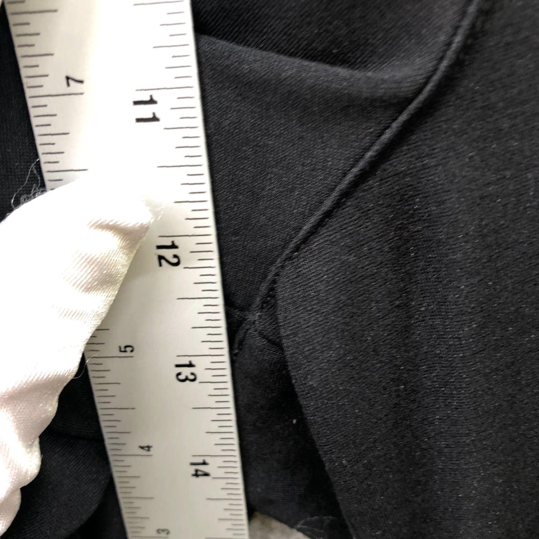 Bar III Bar lll Pants Womens L Black Ponte Knit High Rise Wide Leg Creased Size 36" / US 14 / IT 50 - 6 Thumbnail