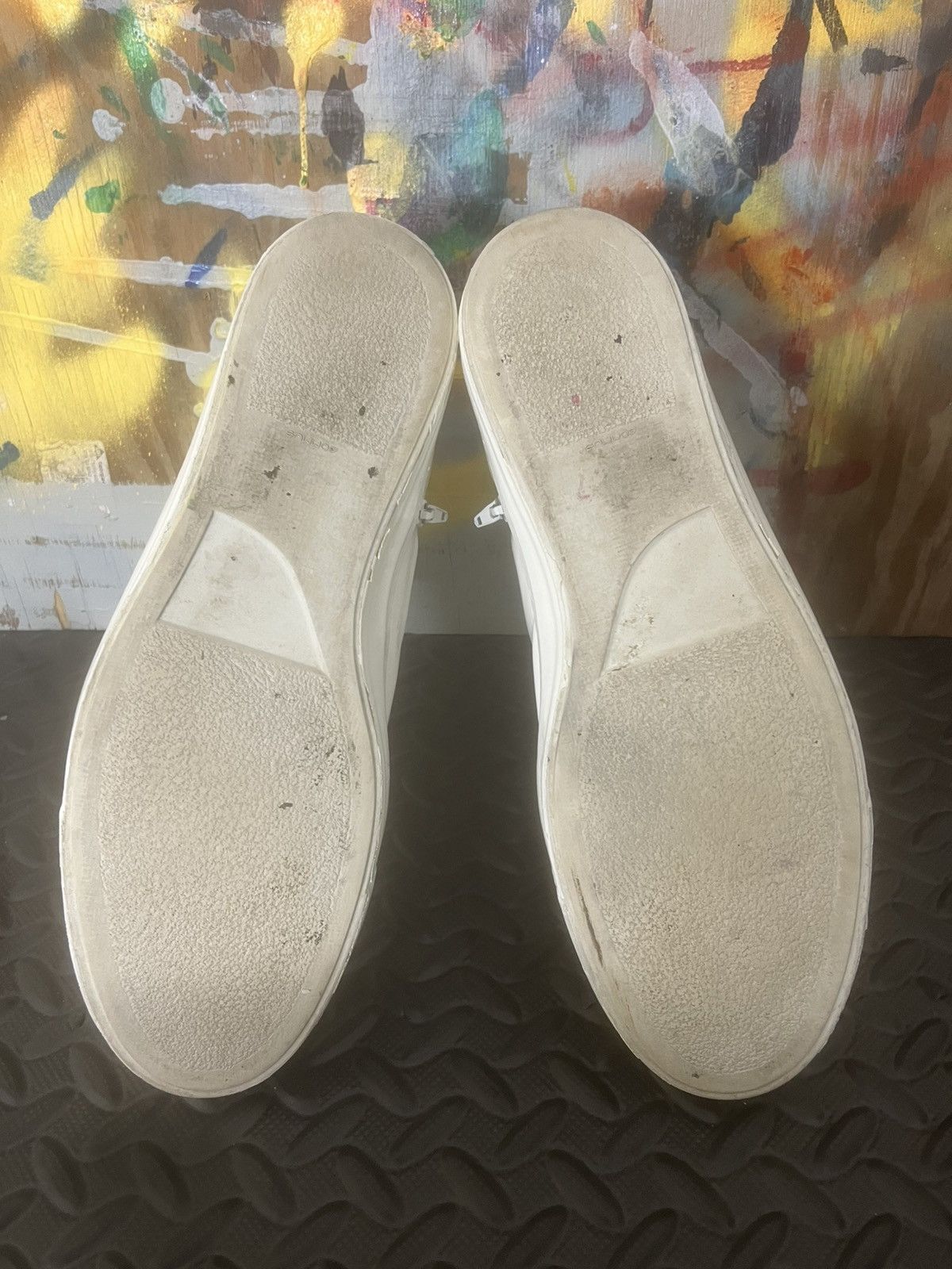 Maison Margiela Maison Margiela Stereotype White Rubberized Sneaker Size US 11.5 / EU 44-45 - 6 Thumbnail