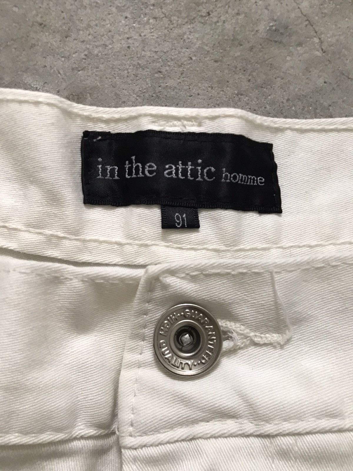 In The Attic In The Attic Homme Distressed Rock White Pants Size US 32 / EU 48 - 5 Thumbnail