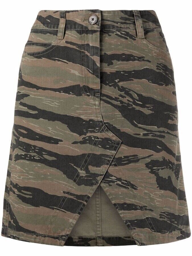 image of Zadig Voltaire Zadig & Voltaire Jeu Camouflage Mini Skirt ( 38 ), Women's (Size 26)