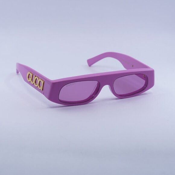 Gucci Gucci GG1771S 008 Sunglasses Pink Geometric Frame, Pink Size ONE SIZE - 4 Thumbnail