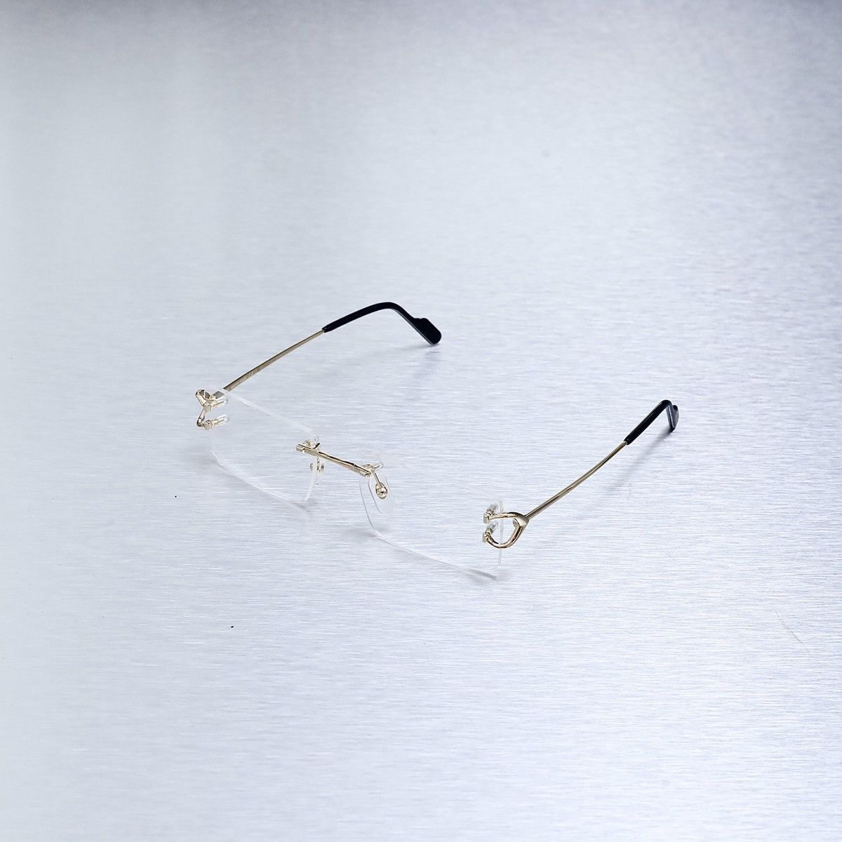 image of Cartier Ct0488O 001 Glasses in Gold, Men's