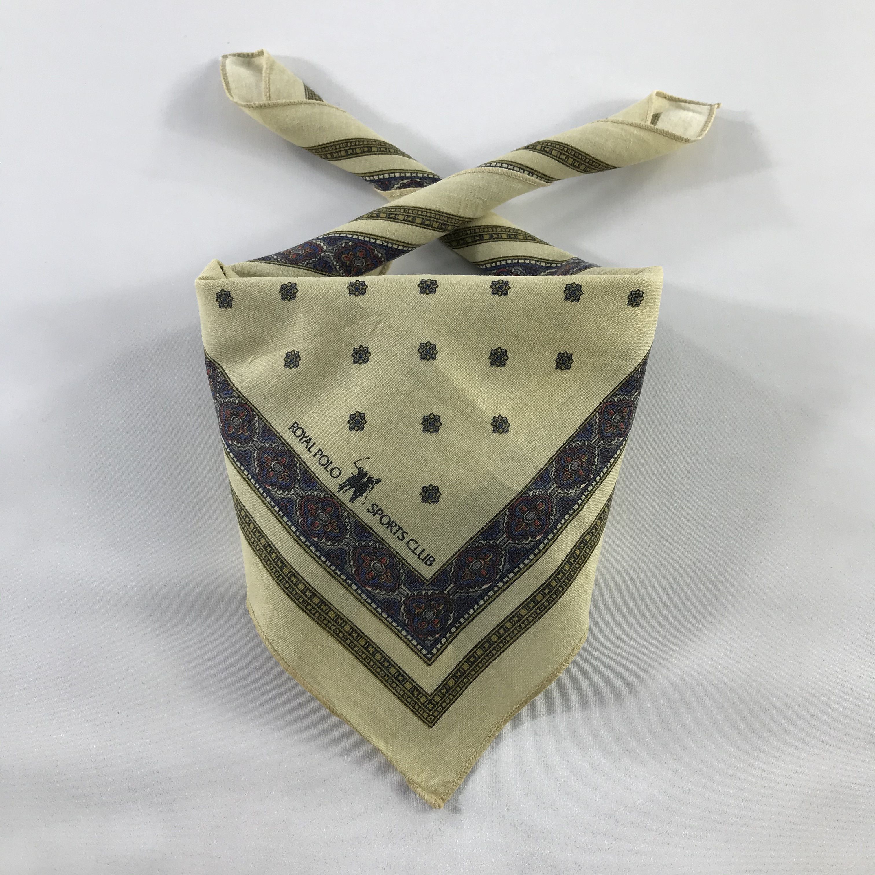 Polo Ralph Lauren Royal Polo Sports Club Handkerchief / Neckerchief / Bandana Size ONE SIZE - 1 Thumbnail