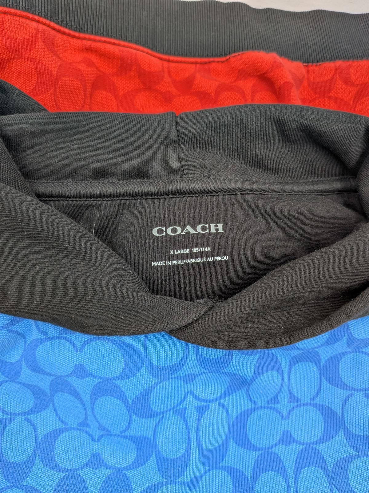Coach Coach Mens XL Signature Colorblock Hoodie Primary Color Logo Size US XL / EU 56 / 4 - 2 Thumbnail