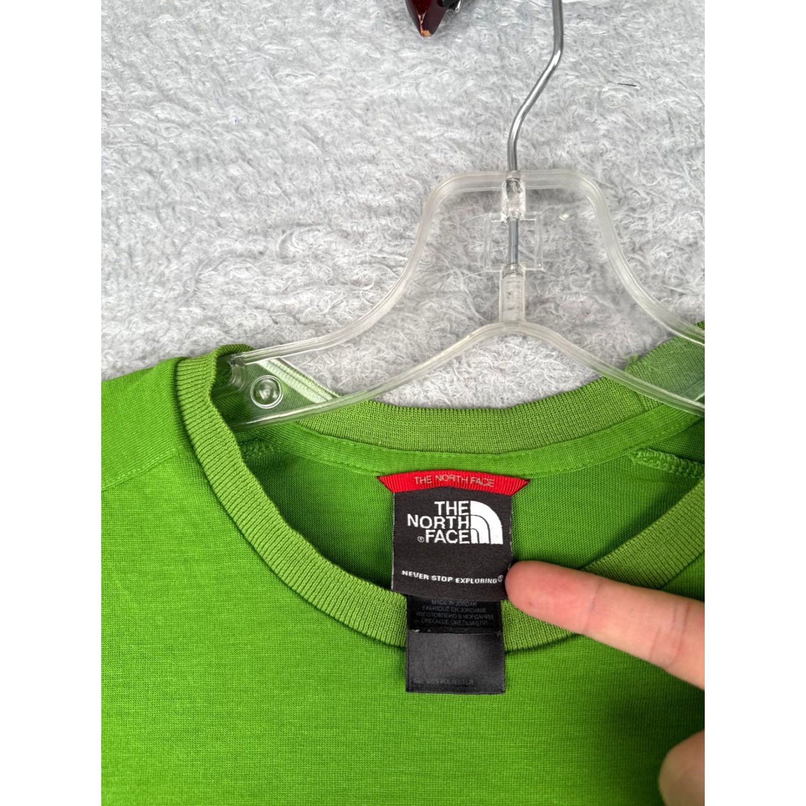 The North Face The North Face Shirt Men Medium Green Long Sleeve Vaporwick 100% Polyester READ Size US M / EU 48-50 / 2 - 7 Thumbnail