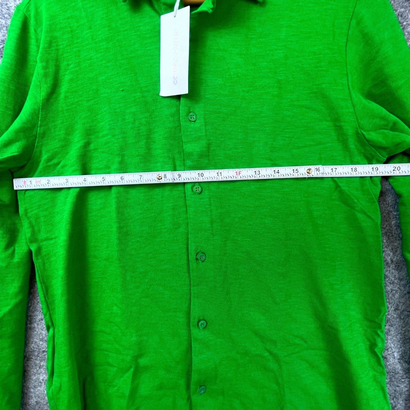 COTTONCITIZEN Cotton Citizen Presley Button Down Shirt Med Kelly Green Size US M / EU 48-50 / 2 - 3 Thumbnail