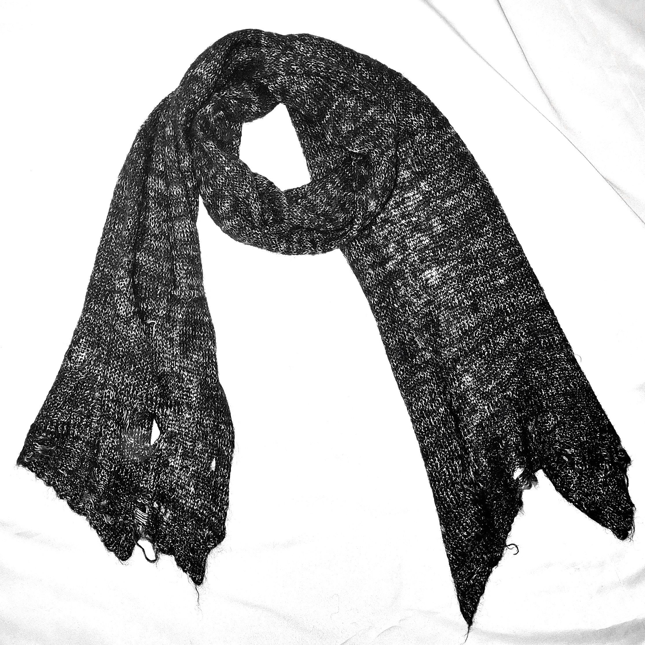 Isabel Benenato Mohair Wool Scarf Size ONE SIZE - 2 Thumbnail