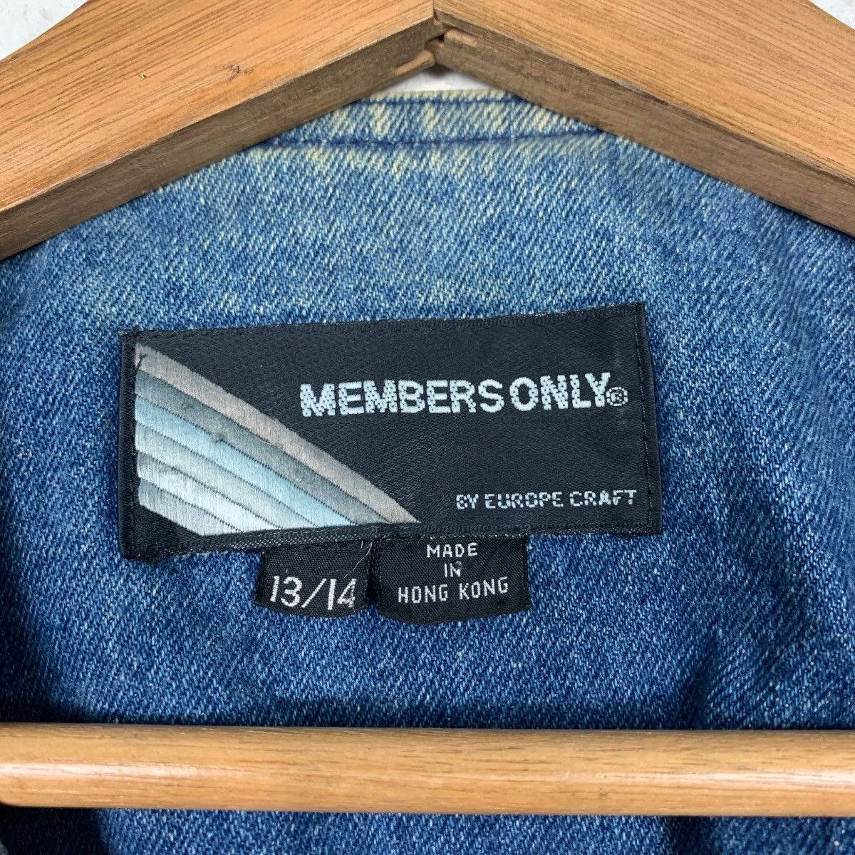 Japanese Brand MEMBERS ONLY Denim Casual Jacket Jean Jacket #2188-C97 Size US L / EU 52-54 / 3 - 15 Thumbnail