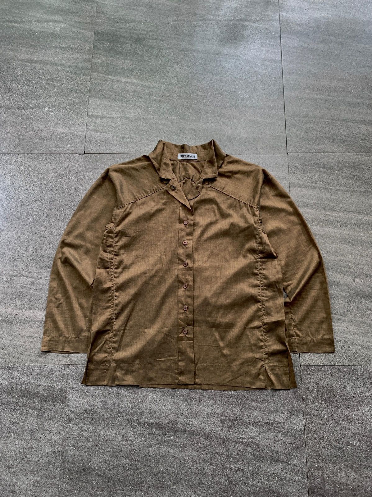 Issey Miyake FREE TAX! Splitter Long sleeve Shirt Size US S / EU 44-46 / 1 - 2 Thumbnail