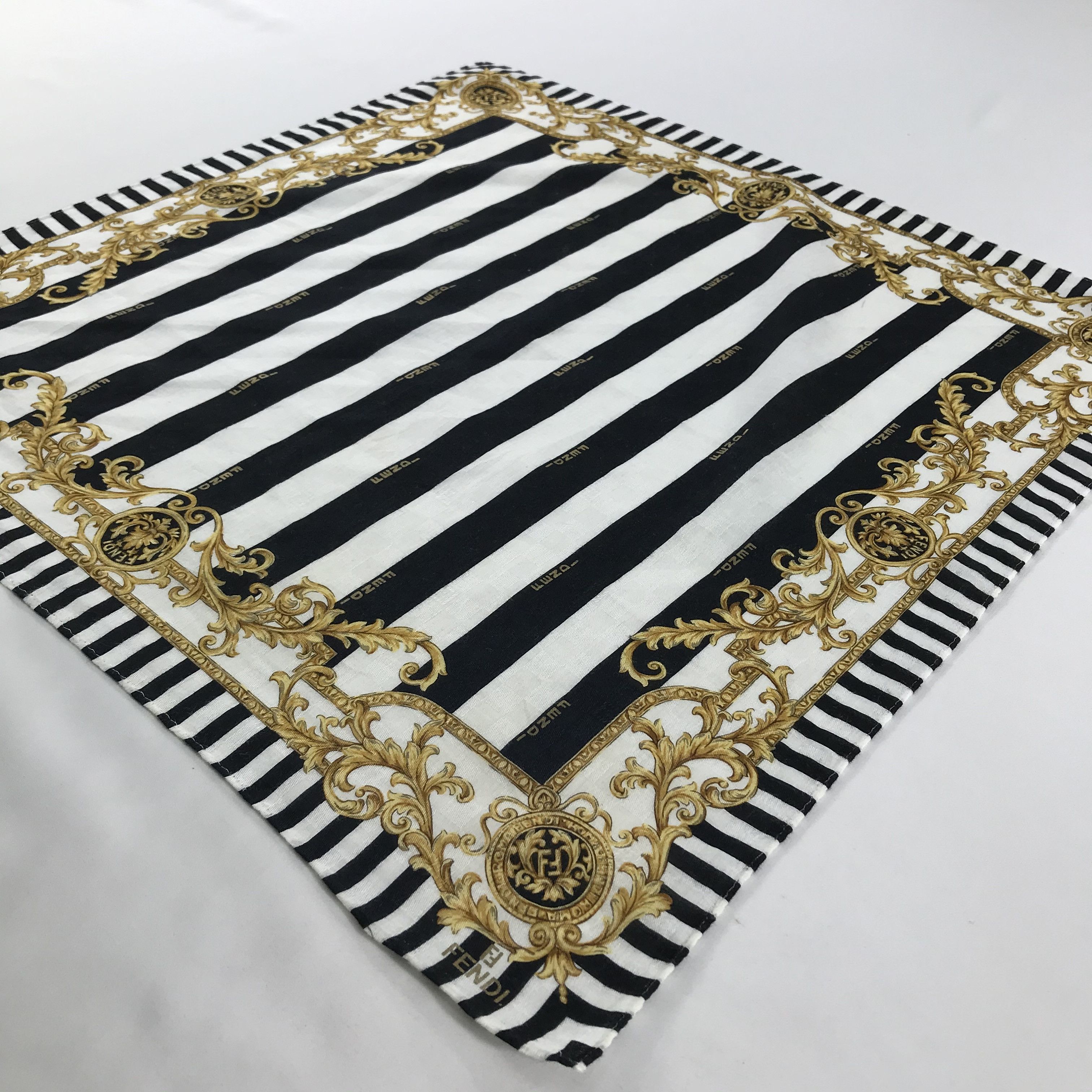 Vintage Vintage Fendi Bandana / Handkerchief / Neckerchief - S1484 Size ONE SIZE - 2 Thumbnail