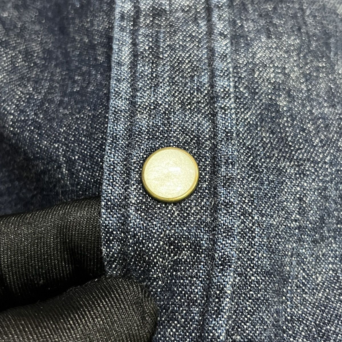 Levi's × Levi's Vintage Clothing × Vintage Levis Western Pocket Denim Shirt Size US S / EU 44-46 / 1 - 14 Thumbnail