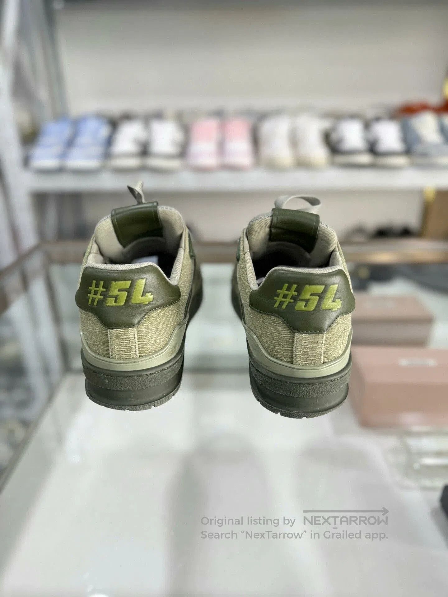 Louis Vuitton Louis Vuitton New Moss Green Trainer 41. Size US 8 / EU 41 - 3 Thumbnail