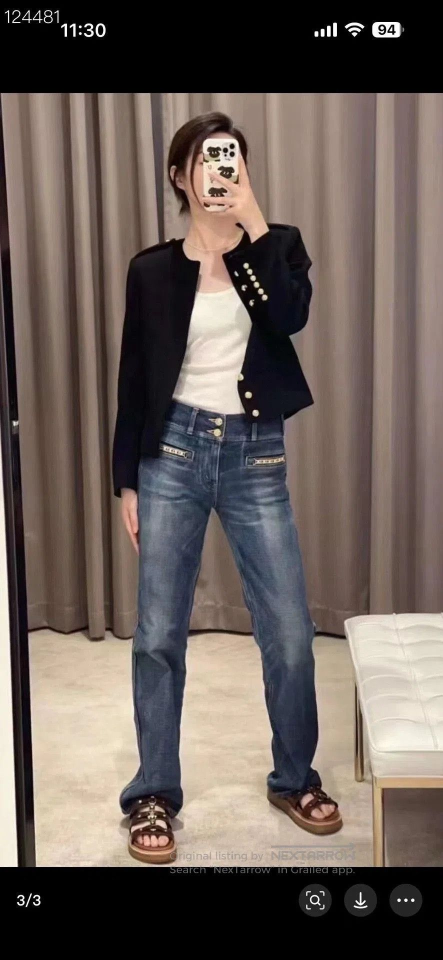 Celine Celine Distressed Blue Denim Jeans. Size 28" / US 6 / IT 42 - 7 Thumbnail