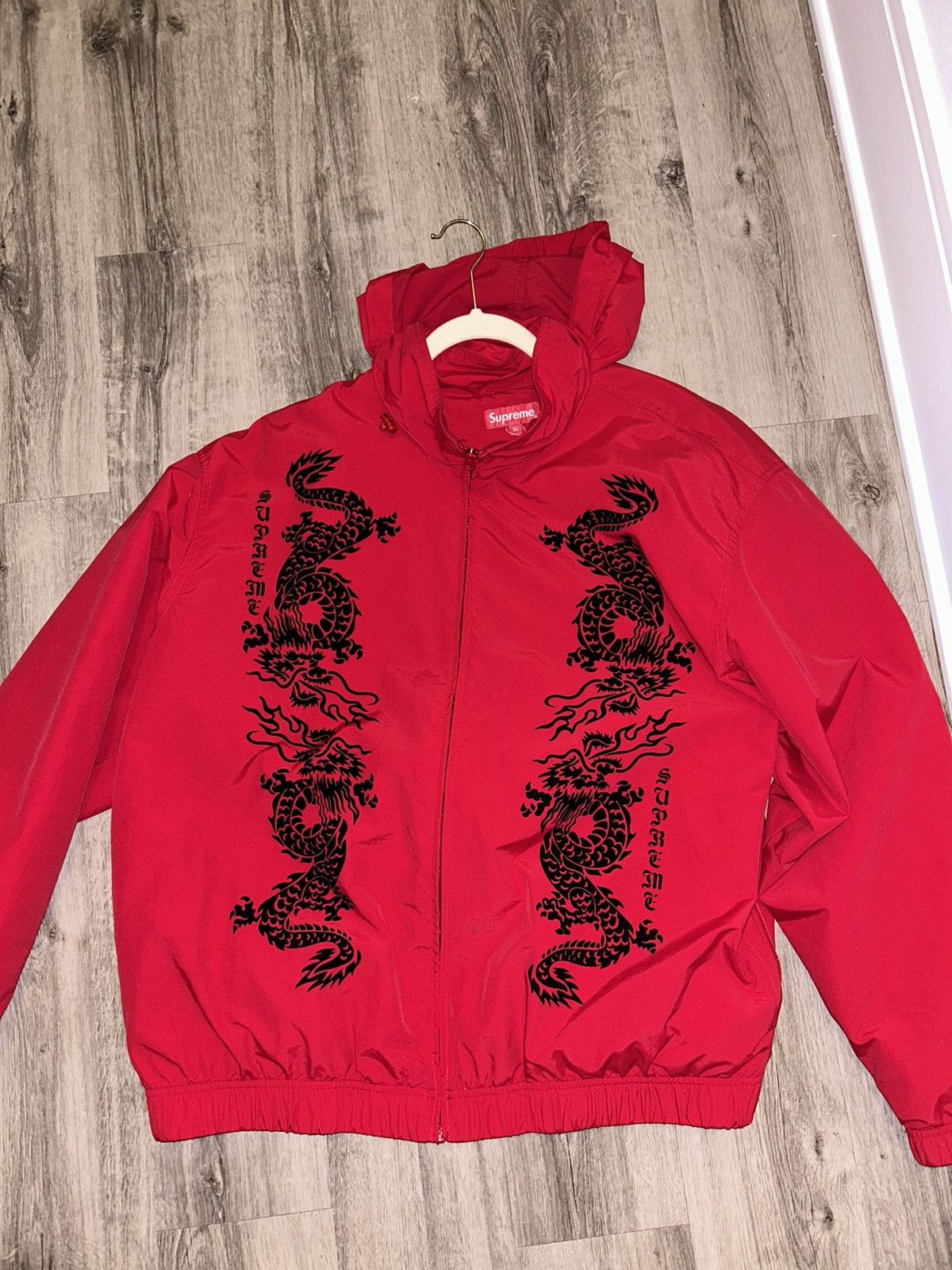 Supreme × Vintage Supreme Dragon Track Jacket W/ Detachable Hoodie | Grailed