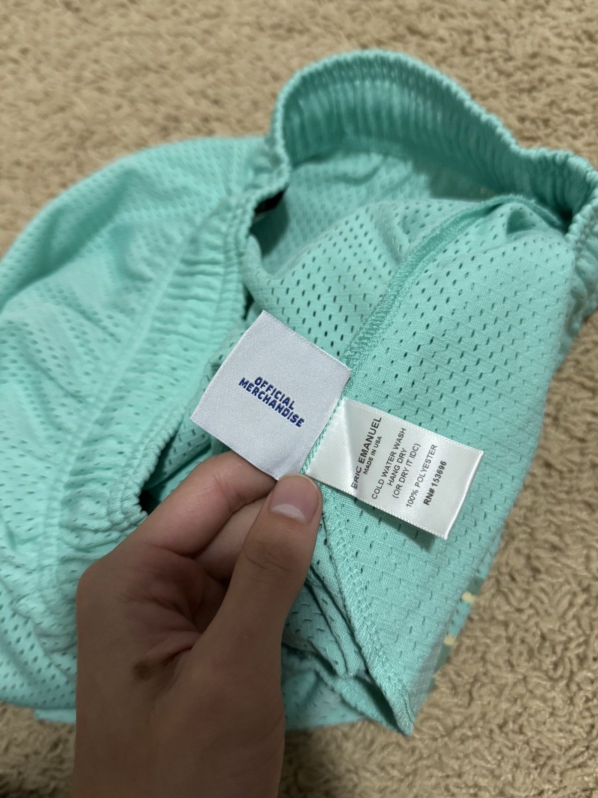 Eric Emanuel ERIC EMANUEL TEAL BOLT Size US 29 - 3 Thumbnail