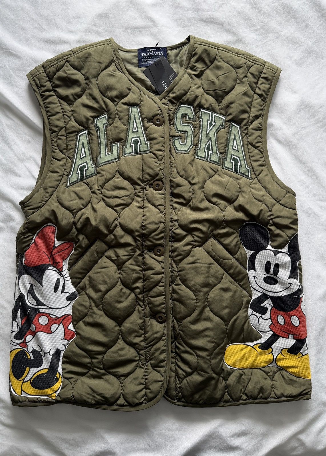 Other TARMAFIA Thailand x Disney Mickey quilted bomber jacket Size L / US 10 / IT 46 - 2 Thumbnail
