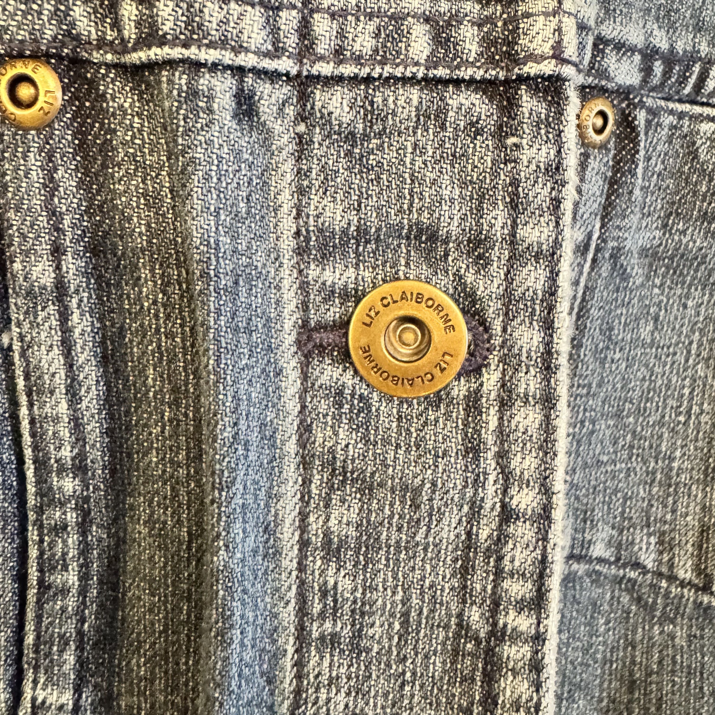 Liz Claiborne Liz Claiborne Women's Petite Denim Jacket Blue Size 2 Casua Size XS / US 0-2 / IT 36-38 - 4 Thumbnail