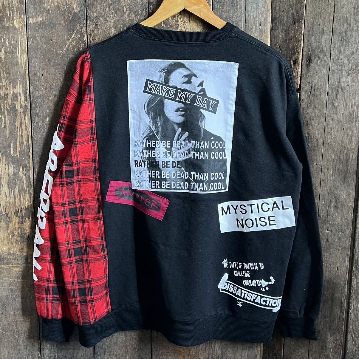 If Six Was Nine × Le Grande Bleu (L.G.B.) × Seditionaries FLF Crewneck Sweatshirt Size US M / EU 48-50 / 2 - 2 Thumbnail