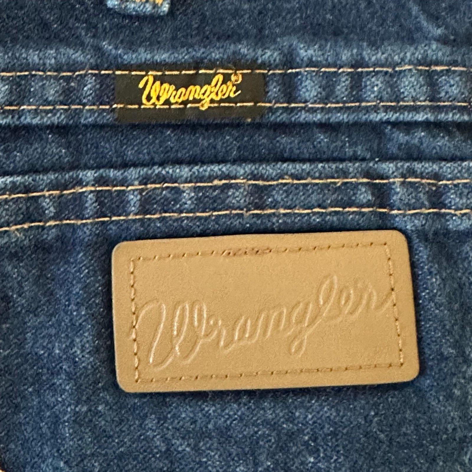 Wrangler Vintage-Wrangler Cowboy/Daisy Dukes/Cut Off's Jeans 31x1Blue Size US 31 - 2 Thumbnail