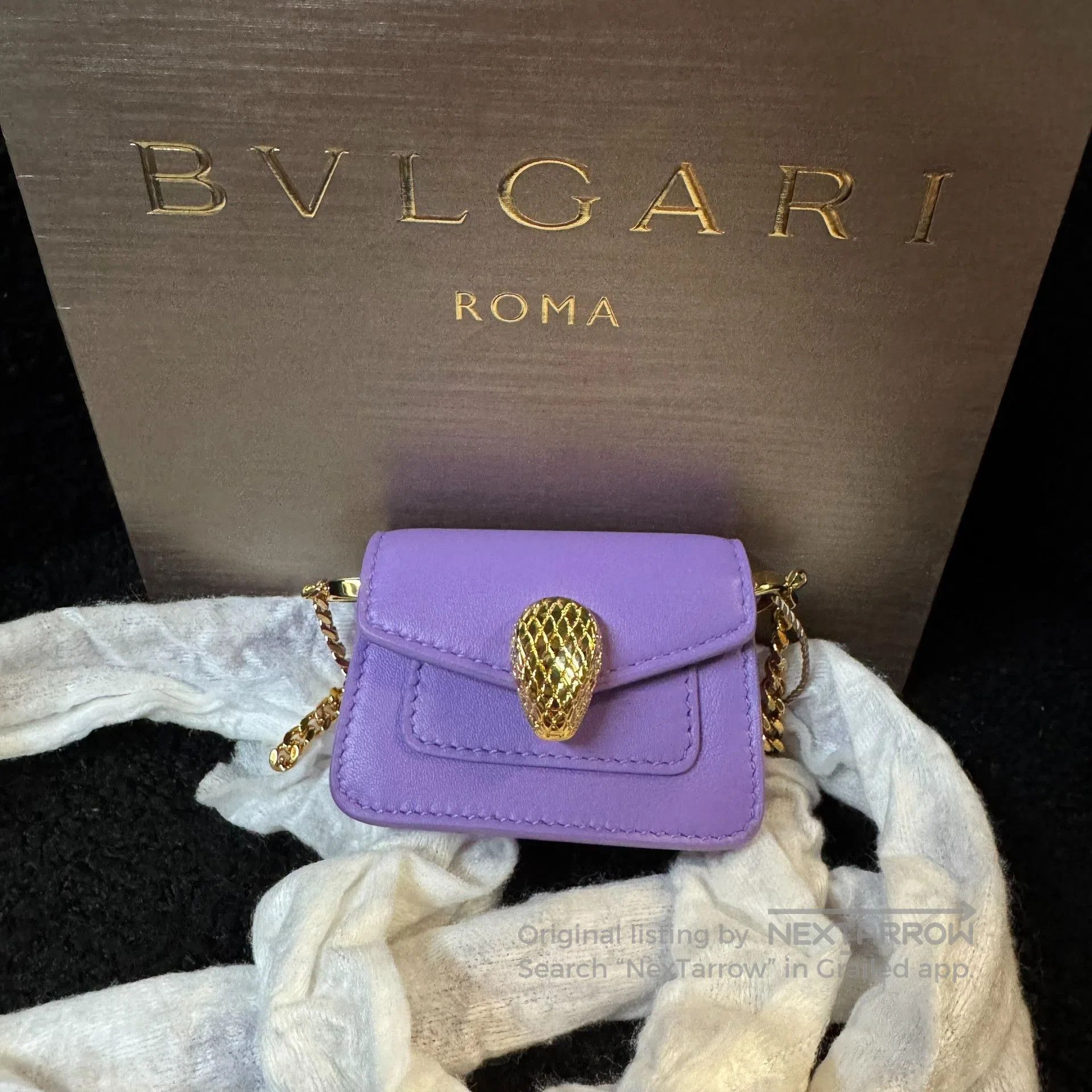 Bvlgari BVLGARI Purple Mini Crossbody Bag. Size ONE SIZE - 1 Thumbnail