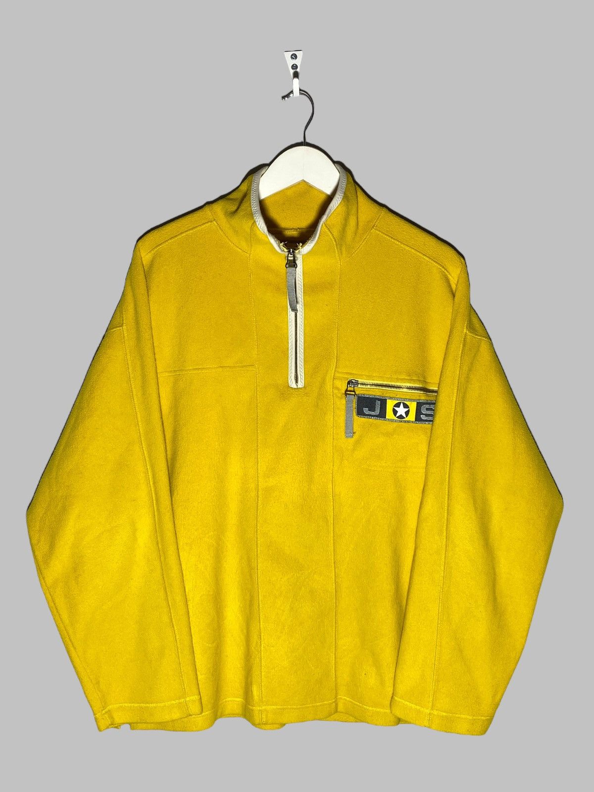 JET SET Vintage Jet Set Fleece Pullover Ski Sweater Rare Yellow Size US L / EU 52-54 / 3 - 2 Thumbnail