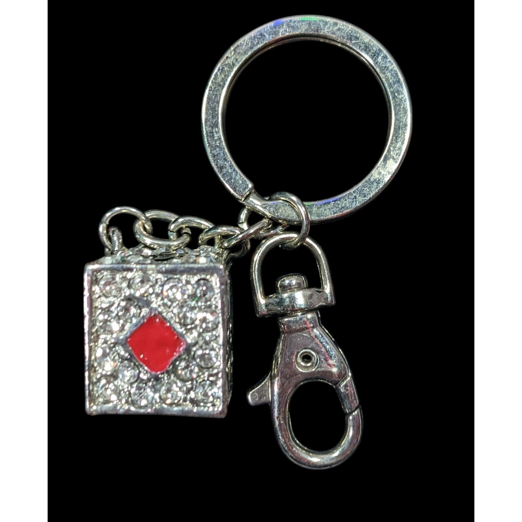 Other Las Vegas Souvenir Sparkly Rhinestone Dice Keychain Size ONE SIZE - 3 Thumbnail