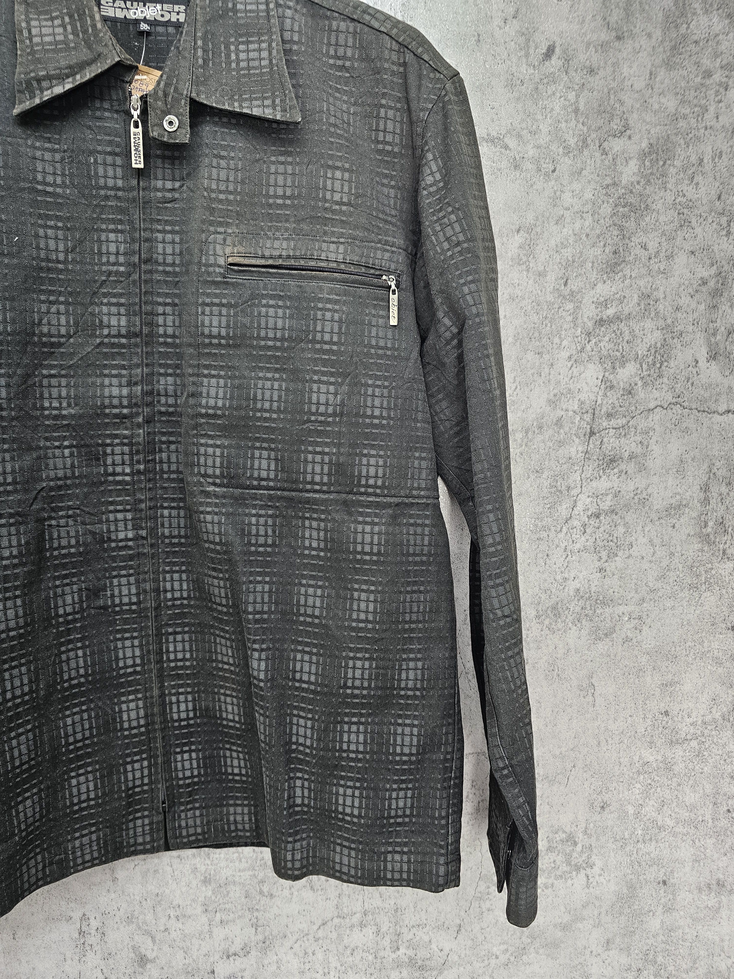 Designer Vintage GAULTIER HOMME OBJET Plaid Checked Jacket J0066 Size US M / EU 48-50 / 2 - 5 Thumbnail