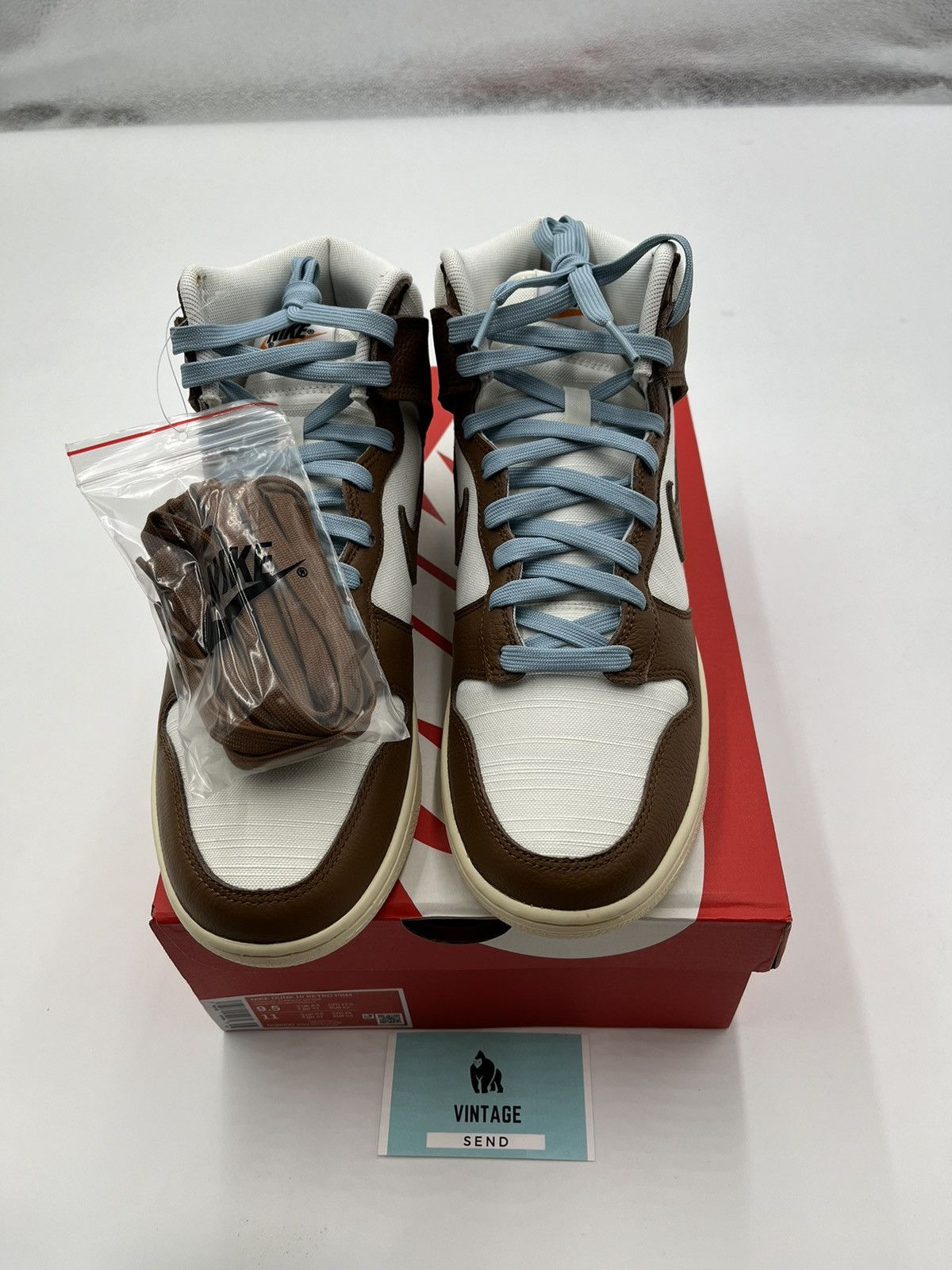 Jordan Brand × Nike Nike Dunk High Certified Pecan DQ8800-200 Size 9.5M/11W Size US 9.5 / EU 42-43 - 3 Thumbnail