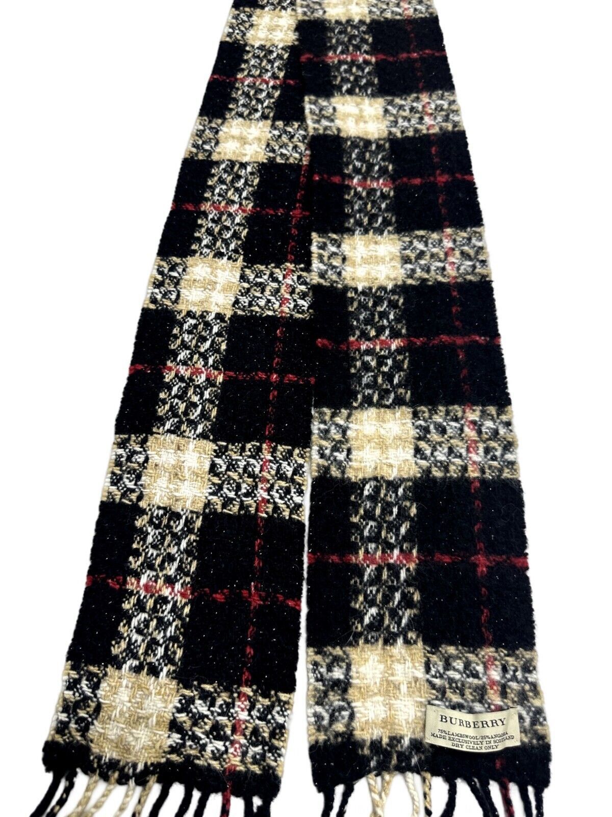 Burberry Burberry Authentic Unisex Scarf 75%Lambswool 25%Angora Size ONE SIZE - 2 Thumbnail