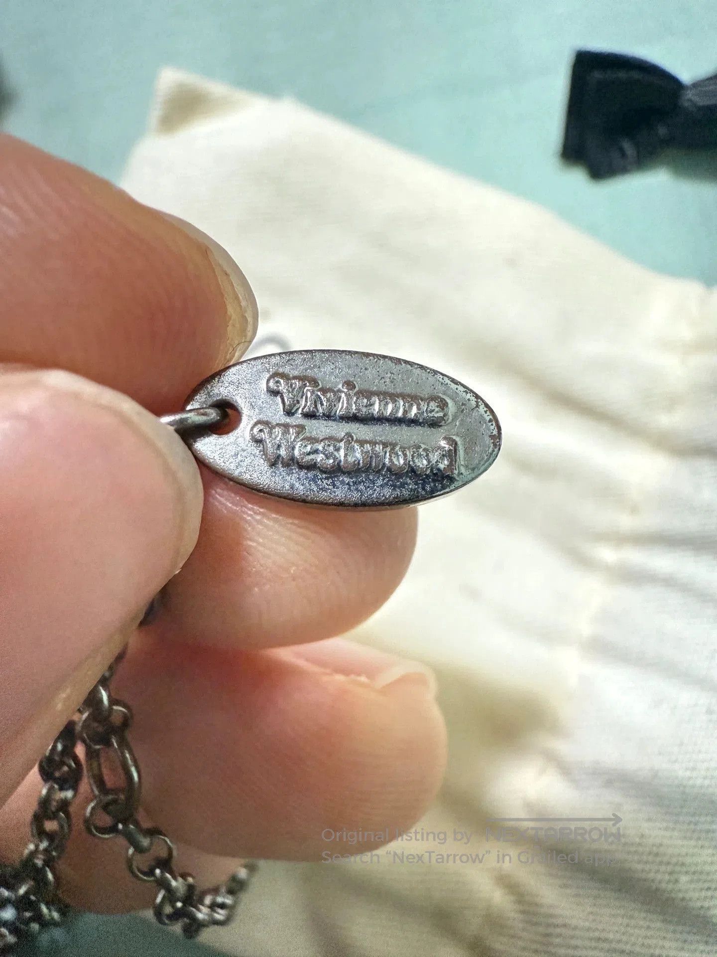 Goyard vintage black pendant necklace with minor flaws. Size ONE SIZE - 6 Thumbnail