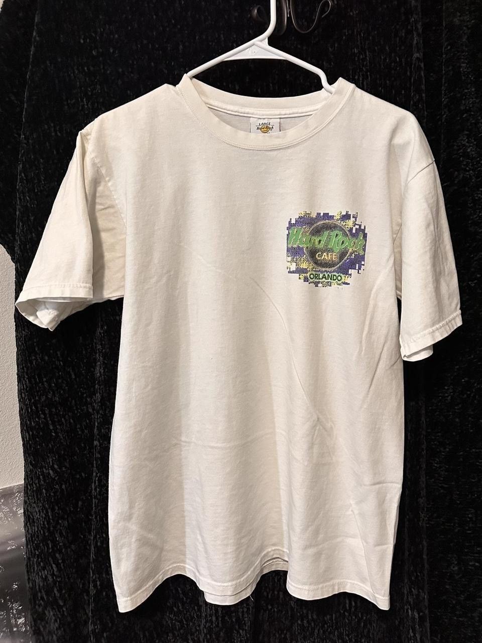 Hard Rock Cafe × Vintage Hard Rock Cafe Orlando white and green t-shirt Size US L / EU 52-54 / 3 - 1 Thumbnail