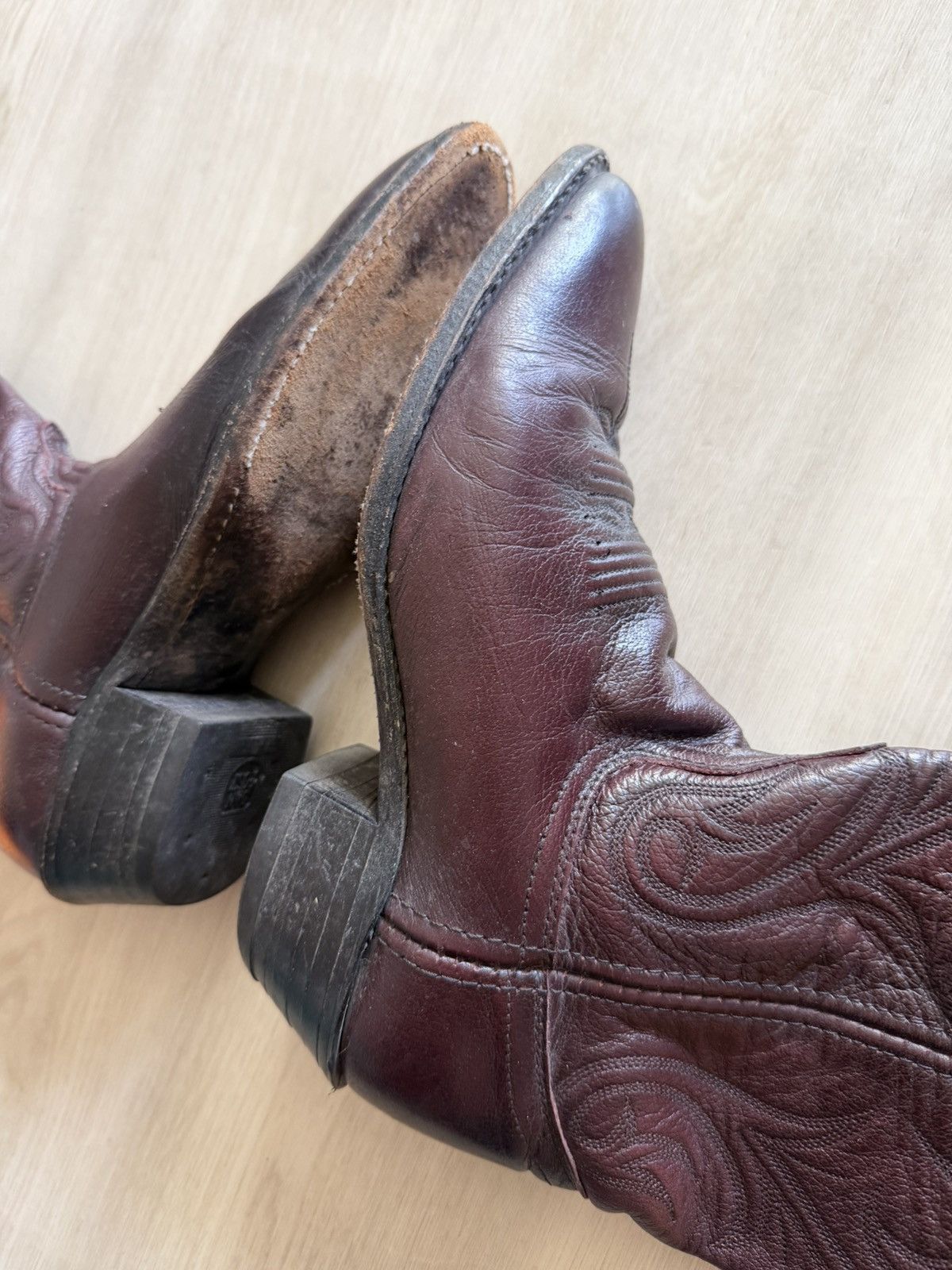 Dan Post Vintage Dan Post Boots Womens Sz 6.5 14273 312048 USA Size US 6.5 / IT 36.5 - 3 Thumbnail