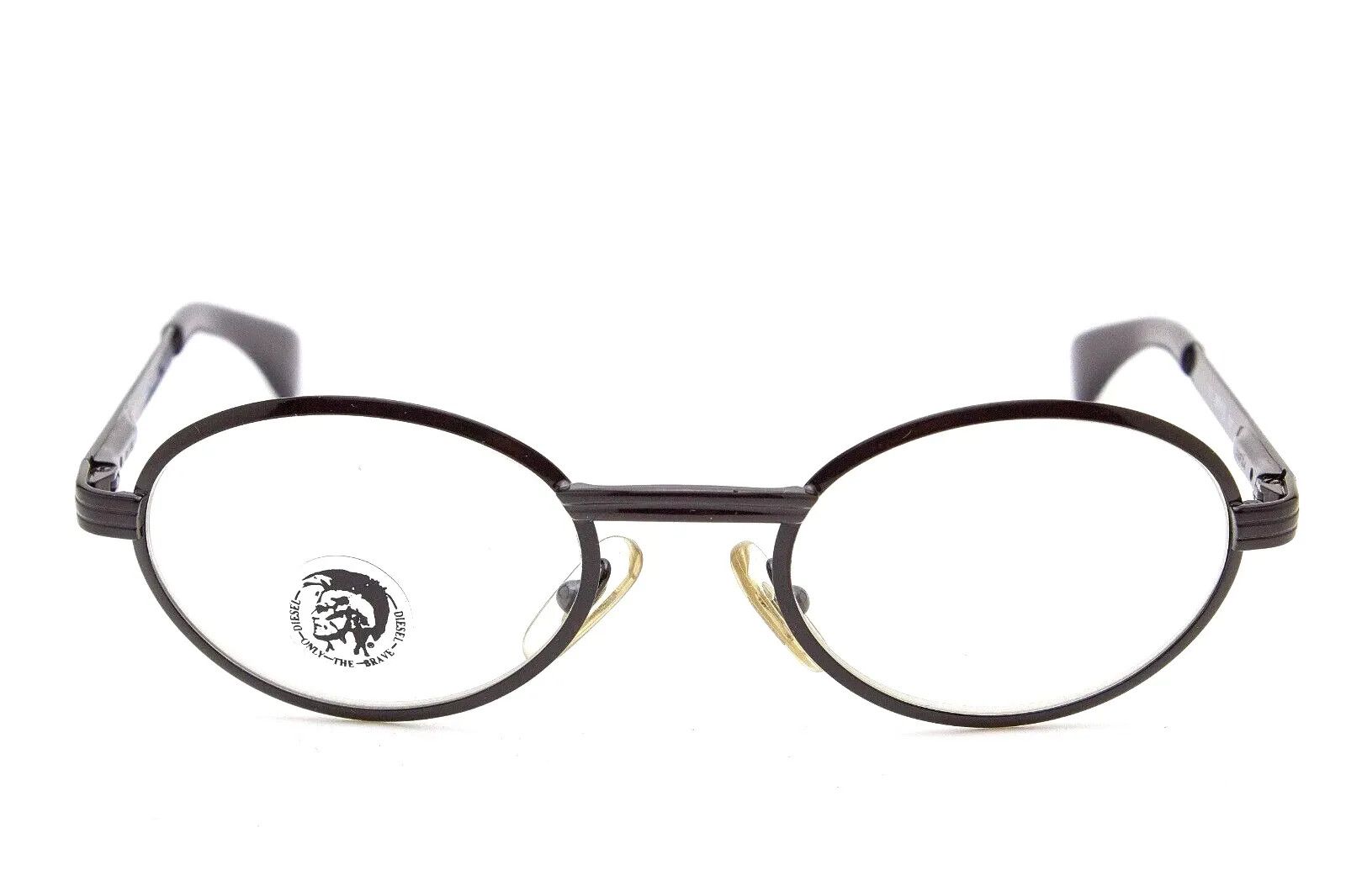 Diesel DIESEL Slim Black Oval Shades Retro IG Flex Size ONE SIZE - 1 Thumbnail