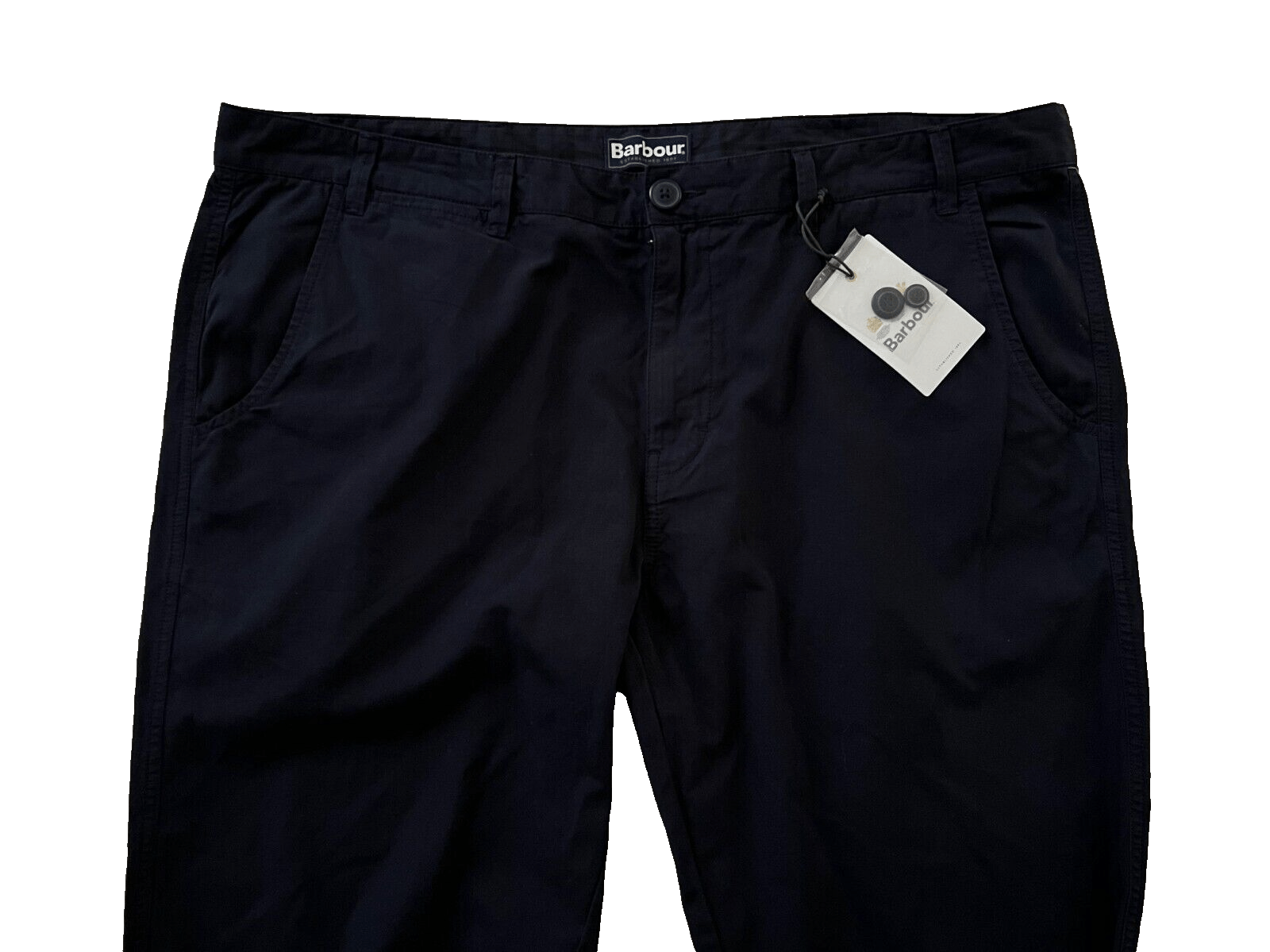 Barbour Barbour Glendale Chino Pants Navy ( 42 x 32 ) Size US 42 / EU 58 - 4 Thumbnail