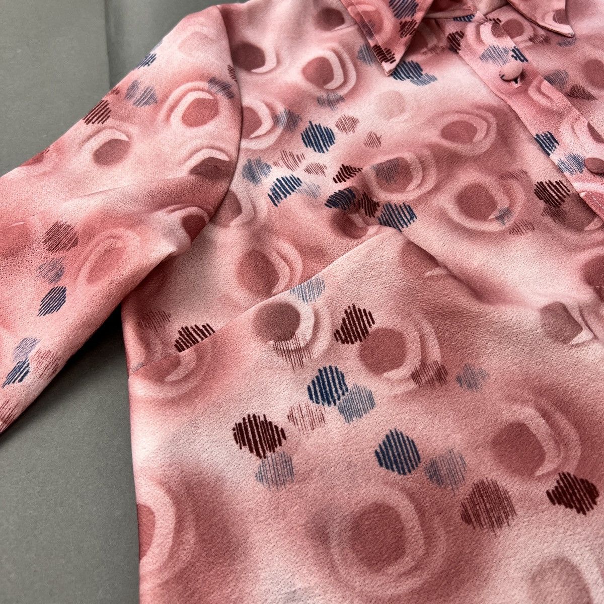 Vintage 80s VTG Abstract Allover Print Button Up Shirt Size US M / EU 48-50 / 2 - 7 Thumbnail