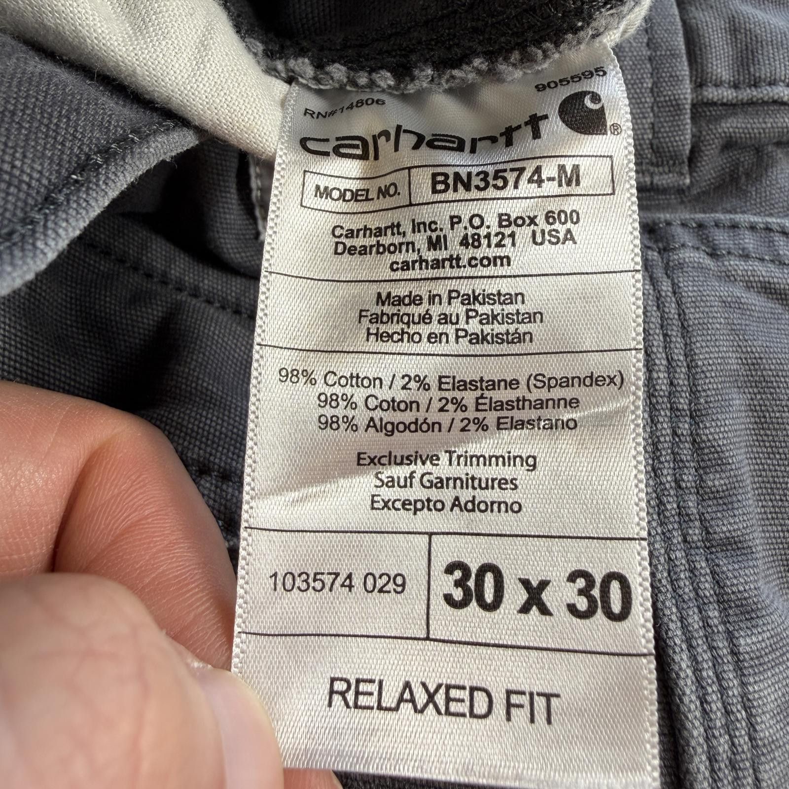 Carhartt Carhartt Rugged Flex Relaxed Fit Cargo Pants Gray 30x30 Mens Size US 30 / EU 46 - 6 Thumbnail