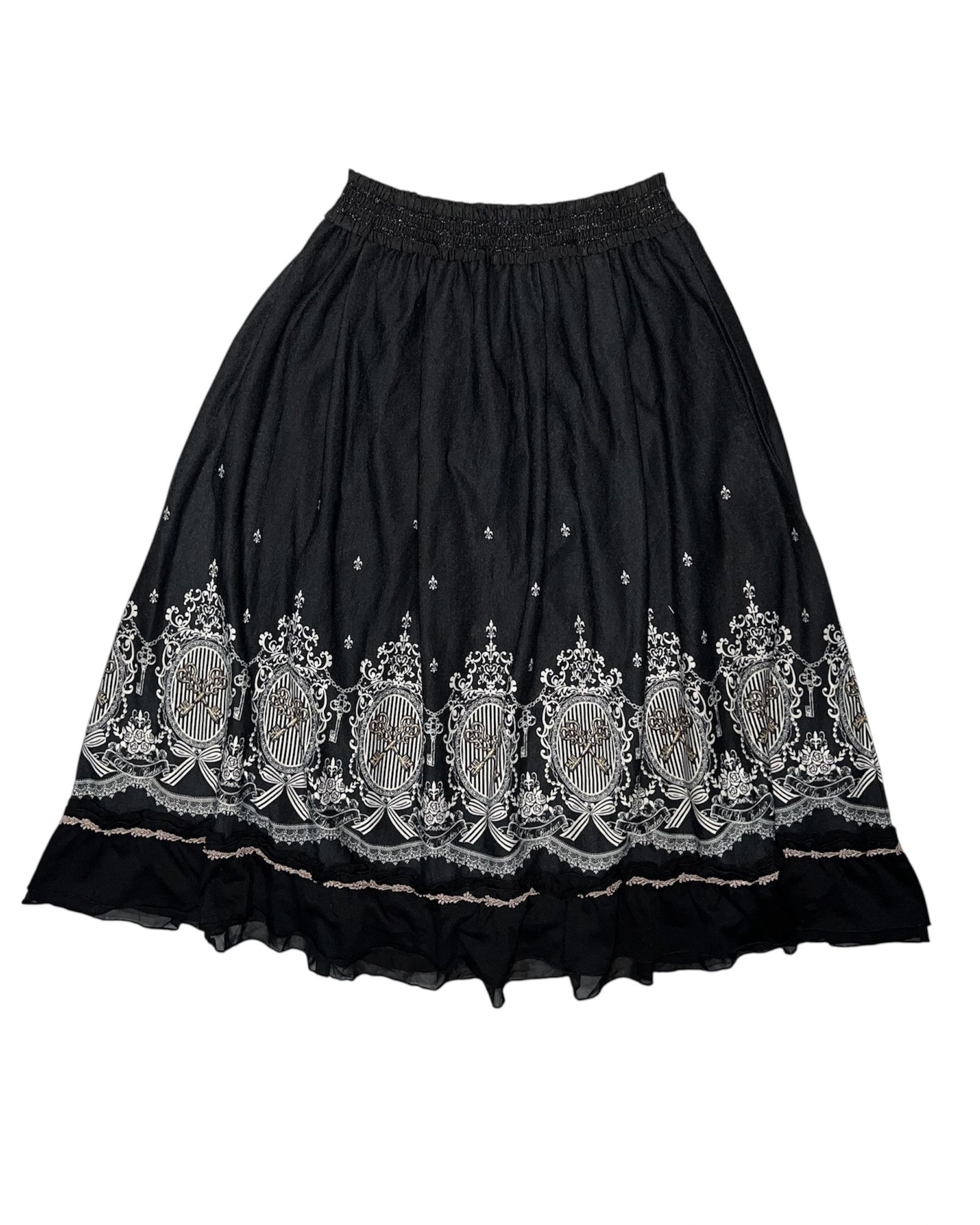 Japanese Brand Axes femme lolita midi skirt 🖤 Size 26" / US 2 / IT 38 - 3 Thumbnail