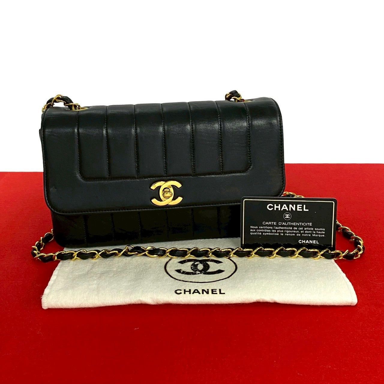 Chanel Chanel Shoulder Bag Black Leather Size ONE SIZE - 1 Thumbnail