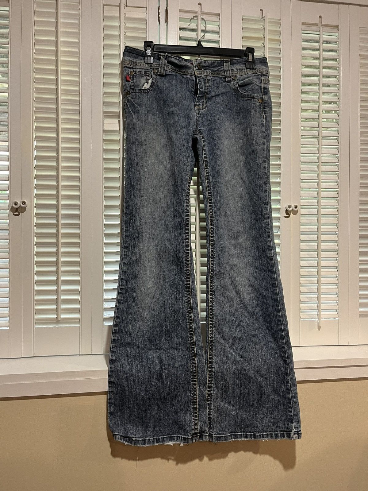 Vintage Y2K BONGO Bellbottom Club Jeans / 11 Size 32" / US 10 / IT 46 - 3 Thumbnail
