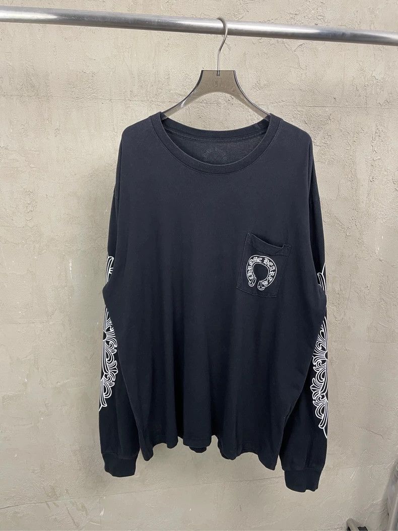 Chrome Hearts Chrome Hearts Chrome Hearts Long Sleeve T-Shirt-2507 Size US XXL / EU 58 / 5 - 1 Thumbnail