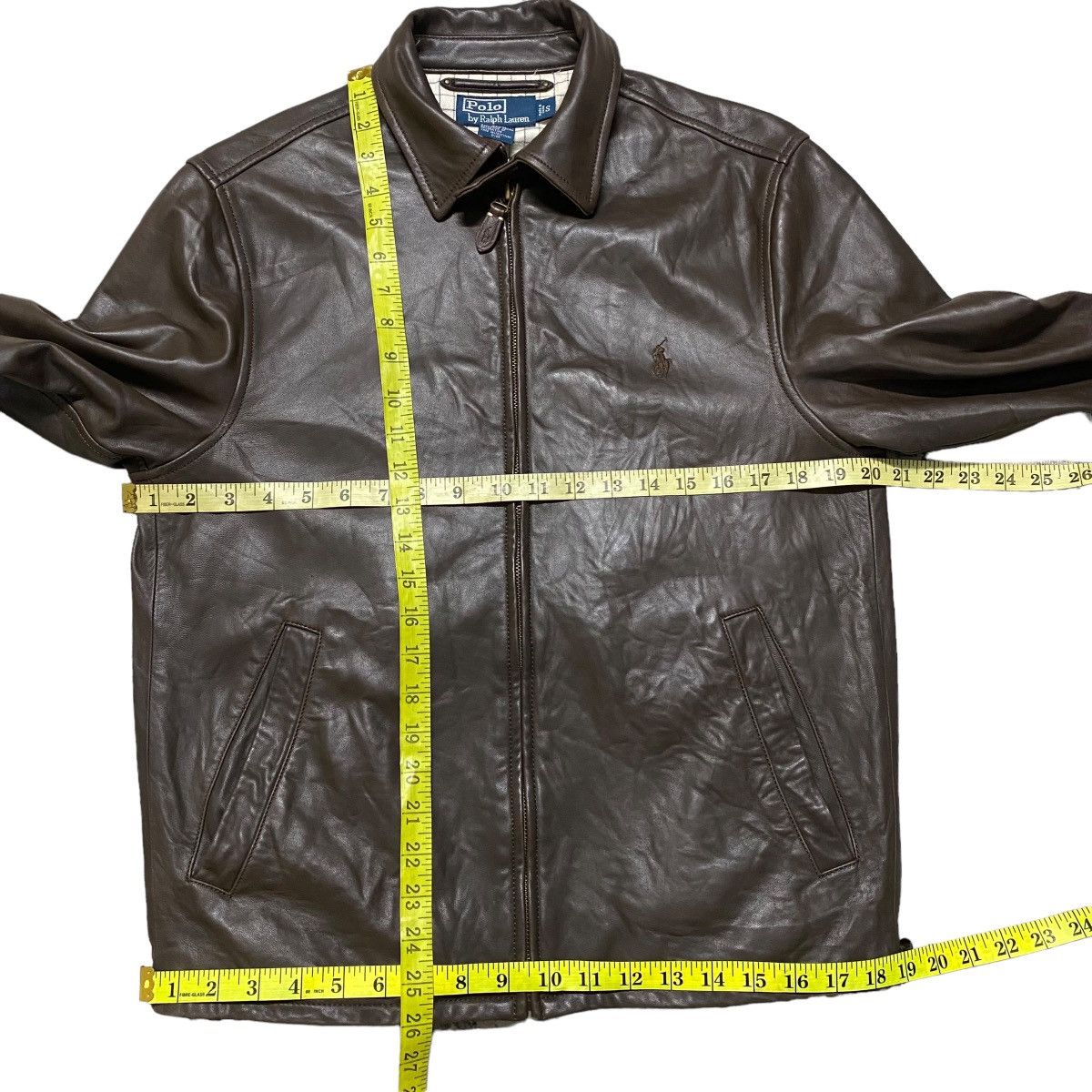 Polo Ralph Lauren Vintage Polo Ralph Lauren Leather Jacket Small Poney Size US S / EU 44-46 / 1 - 19 Thumbnail