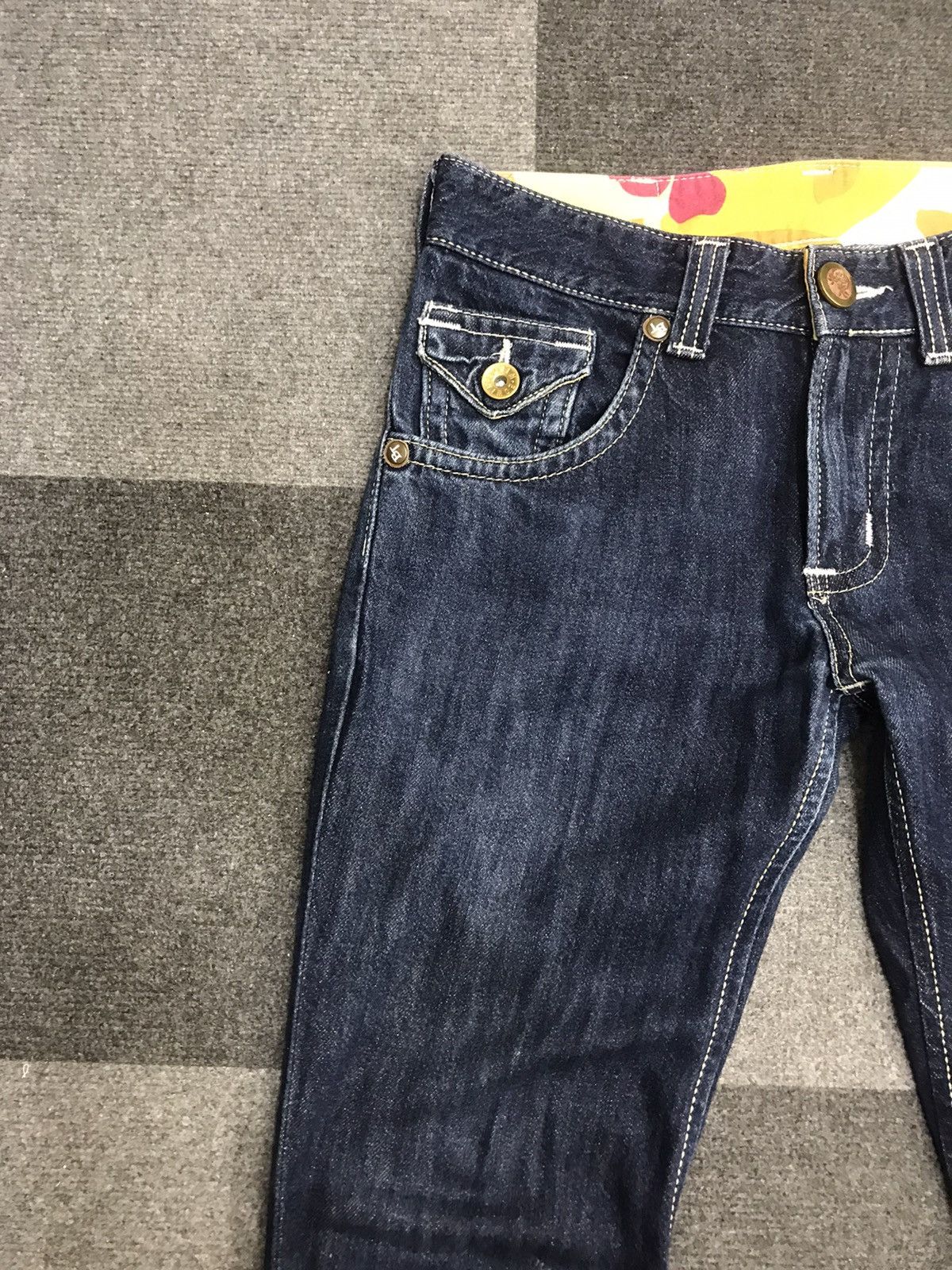 Edwin 🔥FLARE🔥EDWIN 503 Blue Trip Flare Jeans Size US 31 - 5 Thumbnail