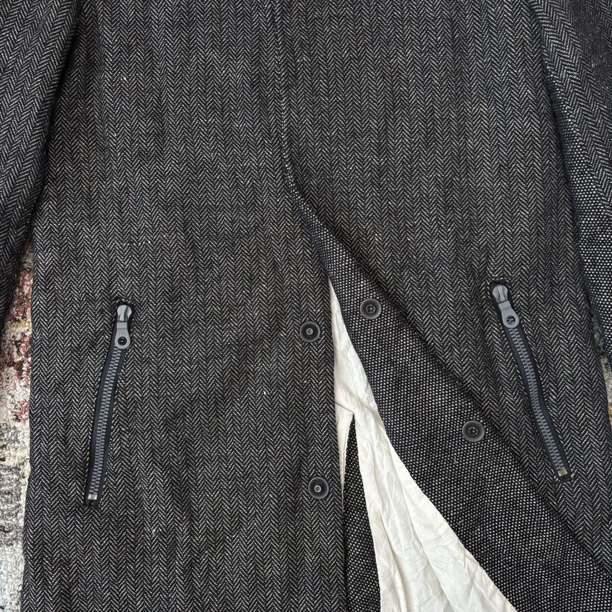 Attachment Kazuyuki Kumagai vintage wool linen tweed balmacaan coat Size US M / EU 48-50 / 2 - 2 Thumbnail