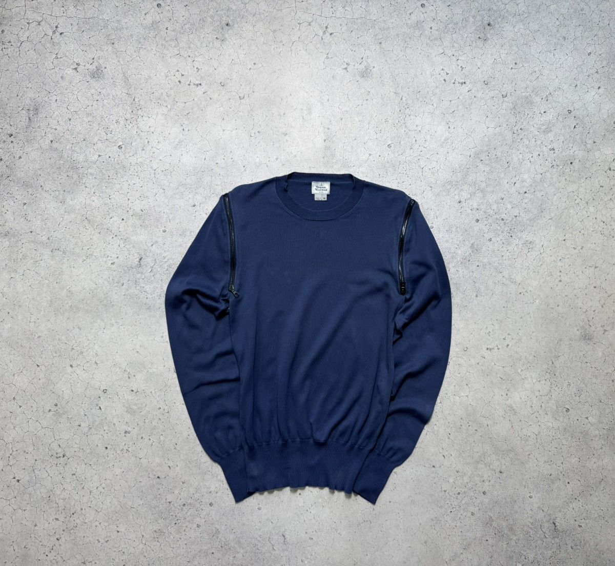 Vivienne Westwood Vivienne Westwood Luxury Zip Sweater Jumper Monogramm Size US M / EU 48-50 / 2 - 2 Thumbnail