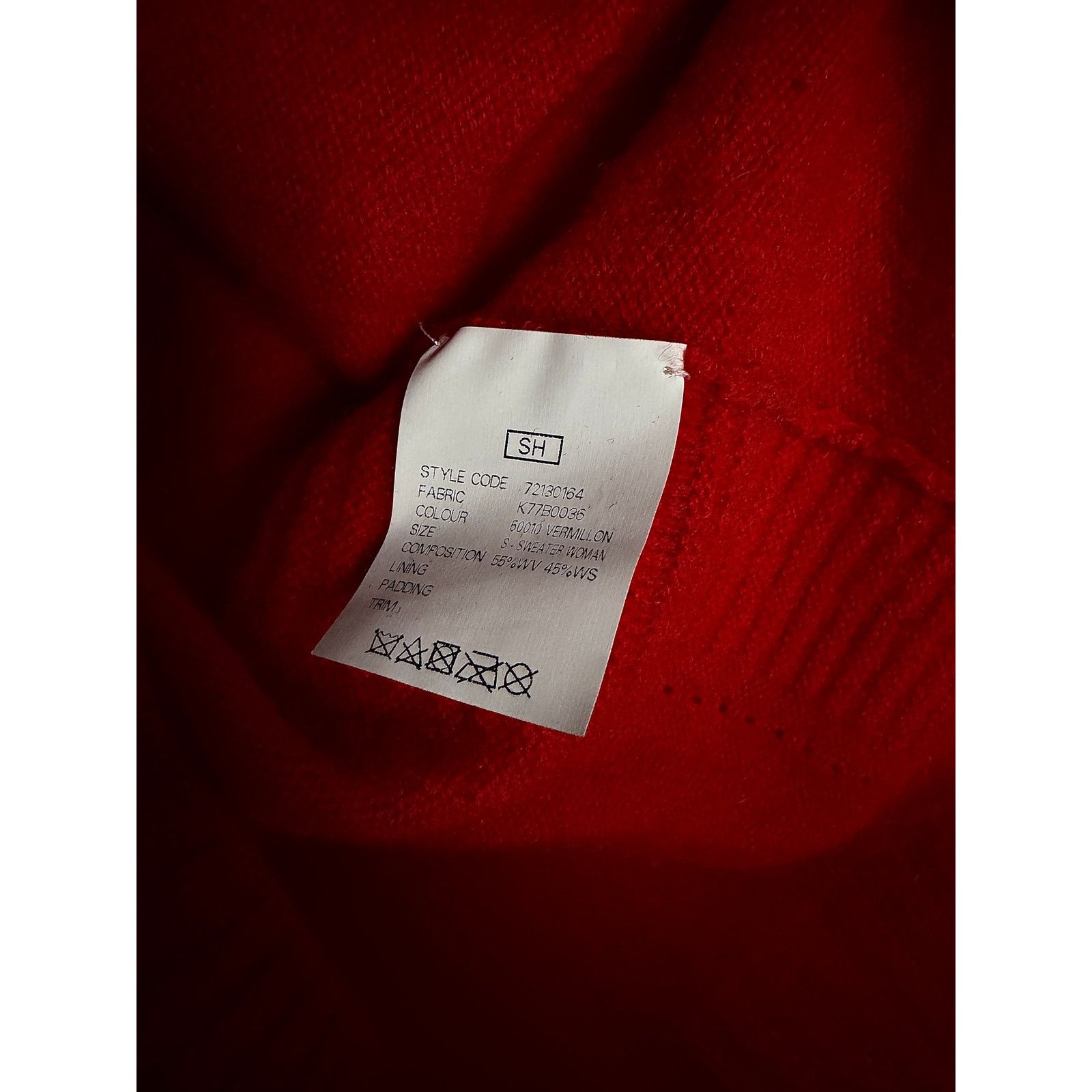 Belstaff Belstaff Vermillion Wool Cashmere Sweater Size S / US 4 / IT 40 - 3 Thumbnail