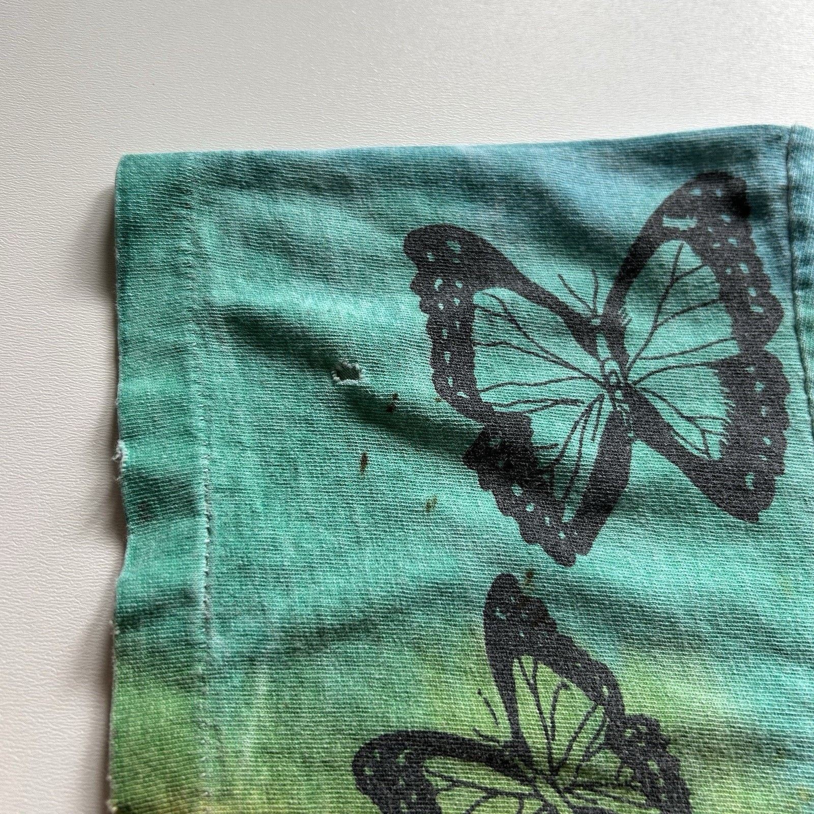 Vintage Vintage 90s Rainforest Animal Art Shirt XL Tie Dye Distress Size US XL / EU 56 / 4 - 11 Thumbnail