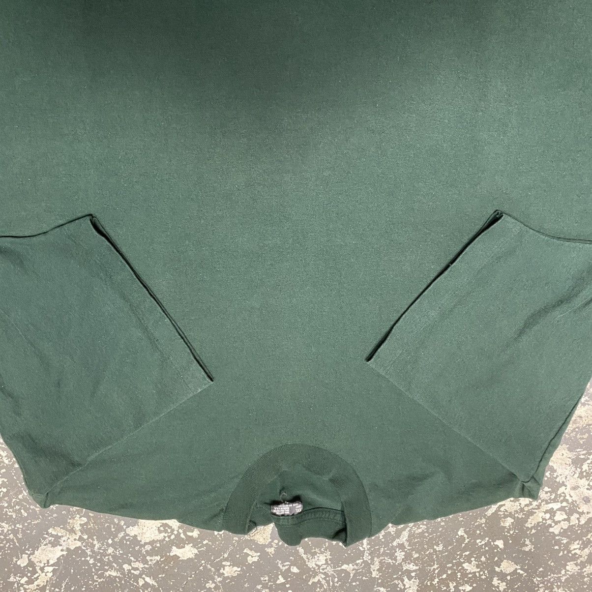 Unsound Rags × Vintage Vintage Green Fruit Of The Loom Faded 90s USA Tshirt Size US XXL / EU 58 / 5 - 4 Thumbnail