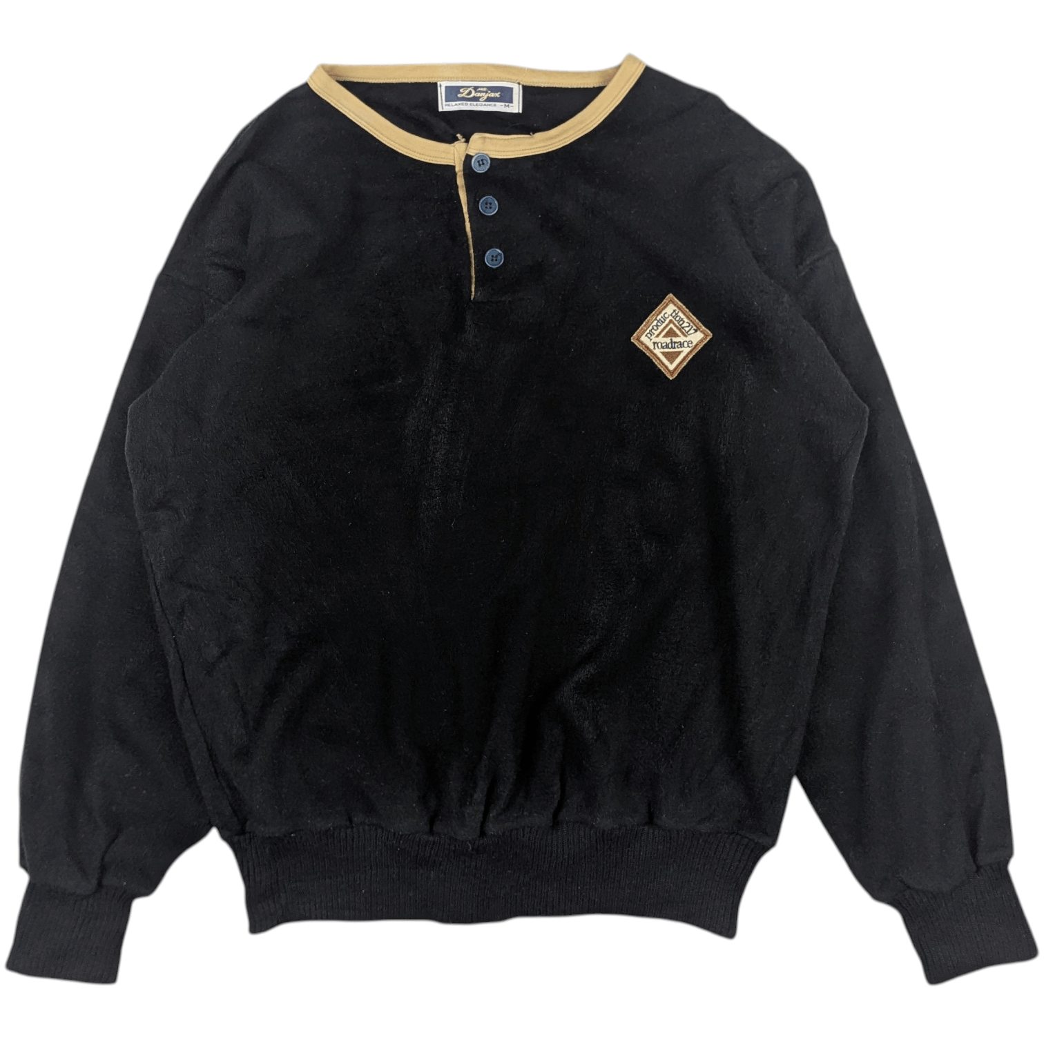 Japanese Brand Vintage 90's MR DANJAX Velvet Fleece Sweatshirt Size US S / EU 44-46 / 1 - 3 Thumbnail