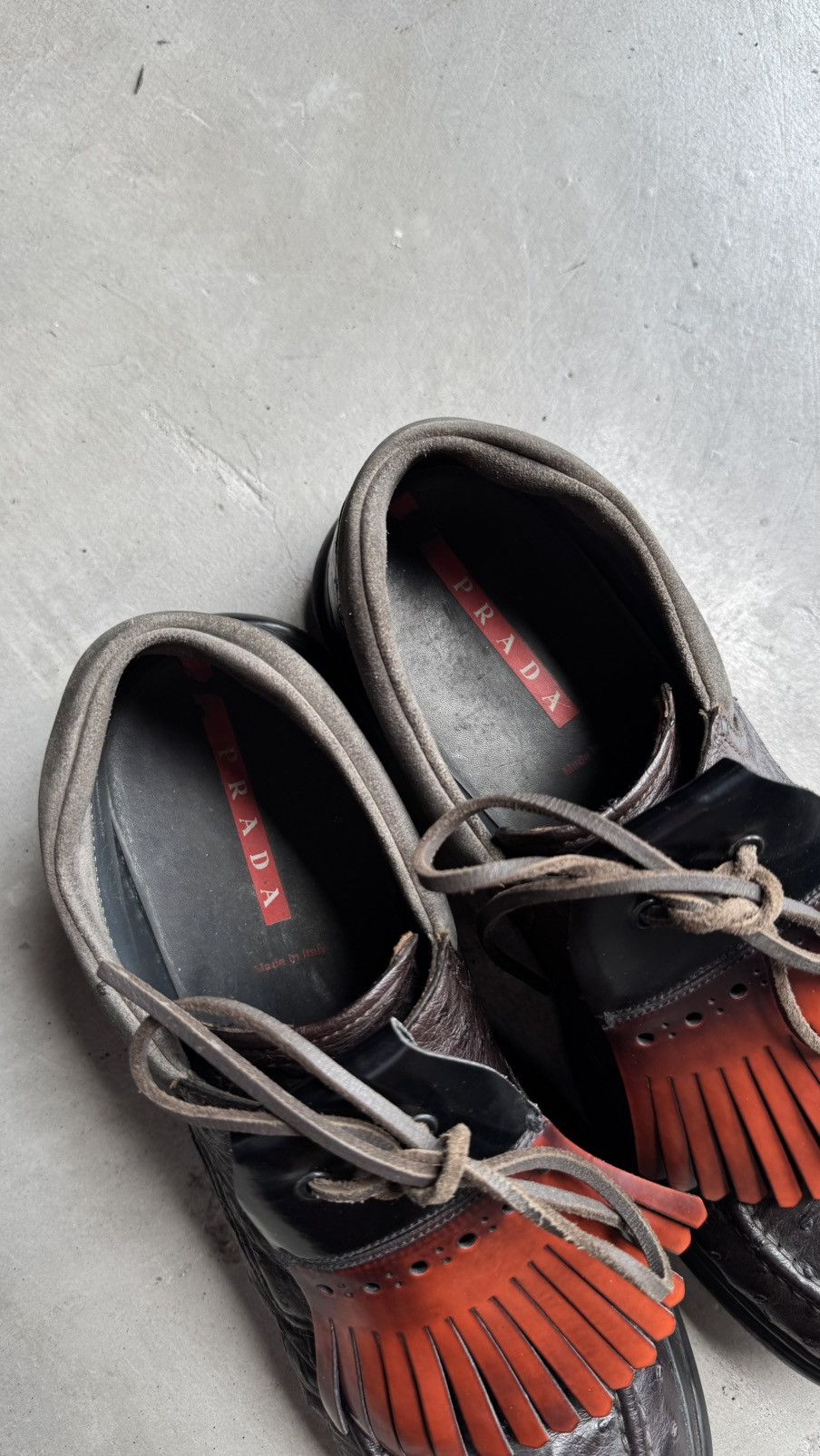Prada Prada Ostrich Leather Shoes Size US 8.5 / EU 41-42 - 5 Thumbnail